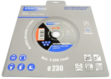 Disc de taiere beton diamantat 230x5x22,23 (KD922) [2]