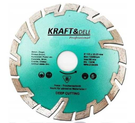 Scule electrice - Disc diamant segmentat diamantat 125x22.2mm (KD928)