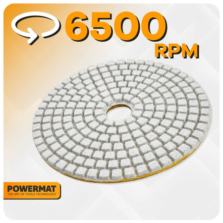 Disc diamantat fin 105mm pentru finisat si polizat beton piatra si gresie PM1583 (PM-DTS-1051T) [13]