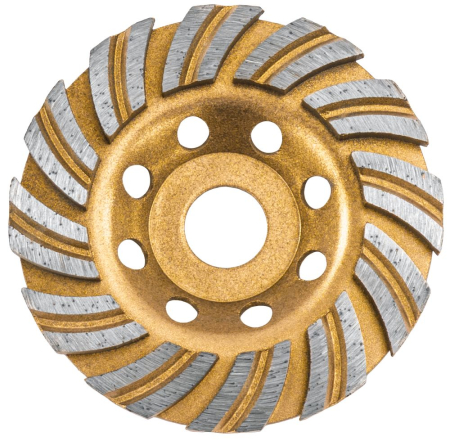 Scule electrice - Disc diamantat oala 105mm tip L pentru slefuit beton si piatra PM1584 (PM-DTG-1051T)