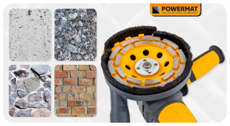 Disc diamantat oala 125mm dublu segmentat pentru slefuit beton si piatra PM1419 (PM-DTG-1253T) [14]