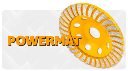 Disc diamantat oala 125mm pentru slefuit beton si piatra segmentat PM1418 (PM-DTG-1252T) [9]