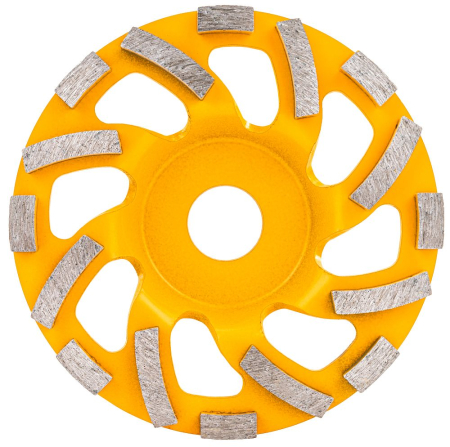 Scule electrice - Disc diamantat oala 125mm tip L pentru slefuit beton si piatra PM1417 (PM-DTG-1251T)