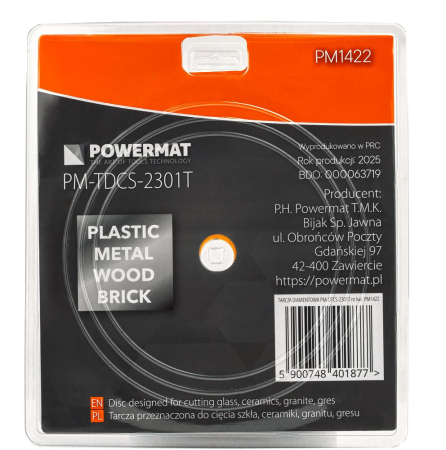 Disc diamantat universal 230mm dublu placat pentru sticla ceramica metal si lemn PM1422 (PM-TDCS-2301T) [17]