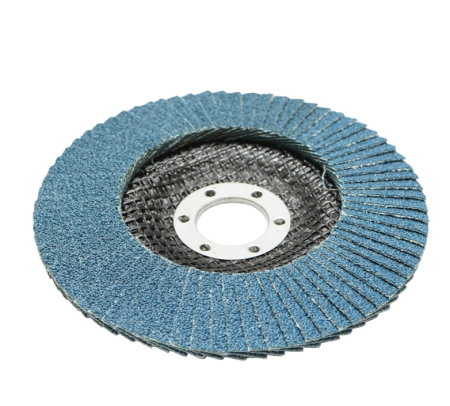 Disc lamelar abraziv cu zirconiu pentru polizat metal inox P60, 125mm DISGX18 (BK77199) [1]