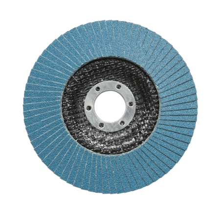 Disc lamelar abraziv cu zirconiu pentru taiat si polizat metal, inox P120, 125mm DISGX20 (BK77201) [1]