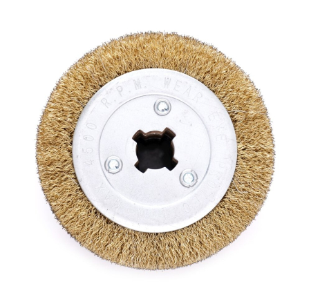 Disc perie abraziva din sarma de alama 120x100x0,3x19 mm (TA4122) [1]
