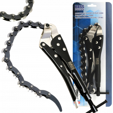 Clesti pentru taiat - Dispozitiv cleste foarfeca taiat tevi esapament 0-90mm cu lant 330mm (BP-3653)