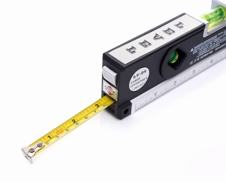 Dispozitiv multifunctional nivela laser boloboc 3 bule ruleta 1.5m rigla (KD10438) [3]
