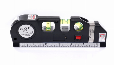 Dispozitiv multifunctional nivela laser boloboc 3 bule ruleta 2.5m rigla (KD10437) [8]