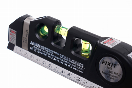 Dispozitiv multifunctional nivela laser boloboc 3 bule ruleta 2.5m rigla (KD10437) [4]