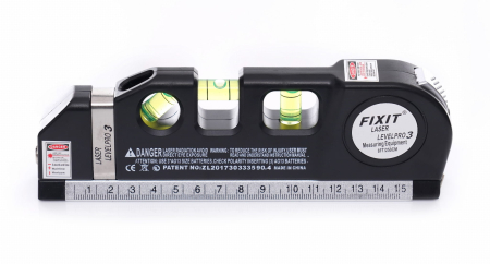 Dispozitiv multifunctional nivela laser boloboc 3 bule ruleta 2.5m rigla (KD10437) [2]