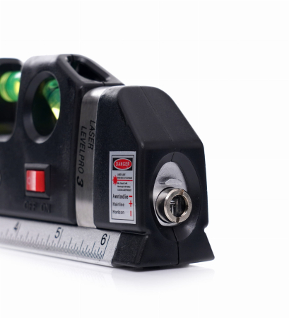 Dispozitiv multifunctional nivela laser boloboc 3 bule ruleta 2.5m rigla (KD10437) [1]