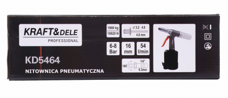 Dispozitiv pistol pneumatic pentru nituire nituit pop-nituri 3,2  4,0  4,8 mm (KD5464) [8]