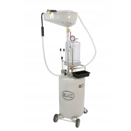 Recuperator ulei - Dispozitiv pneumatic colectare si aspirare ulei cu rezervor 80l si pahar gradat (M78305)