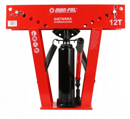 Dispozitiv presa hidraulica 12 tone indoit tevi teava + 6 profile (M55670) [1]