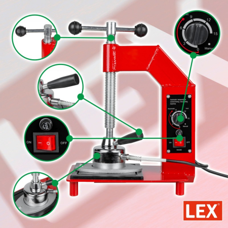Dispozitiv presa vulcanizare la cald anvelope control automat al temperaturii termopresa (2534) [2]