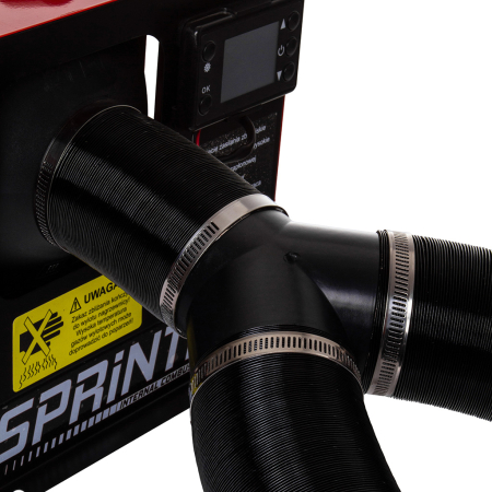 Distribuitor aer tip Y cu 2 tuburi pentru incalzitor stationar, Ø75 mm (M8095020) [8]