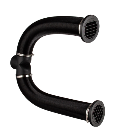 Altele - Distribuitor aer tip Y cu 2 tuburi pentru incalzitor stationar, Ø90 mm (M8095021)