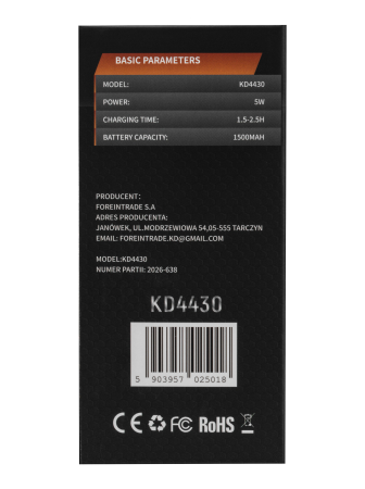 Dozator electronic de lichide 10-100 ml cu baterie 1500 mAh si incarcare USB-C (KD4430) [11]