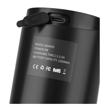 Dozator electronic de lichide 10-100 ml cu baterie 1500 mAh si incarcare USB-C (KD4430) [6]