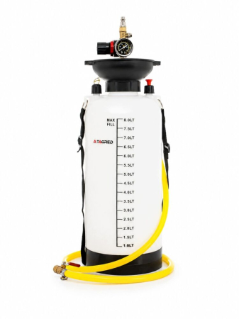 Dozator pneumatic de ulei 8L cu furtun si manometru (TA4253) [1]