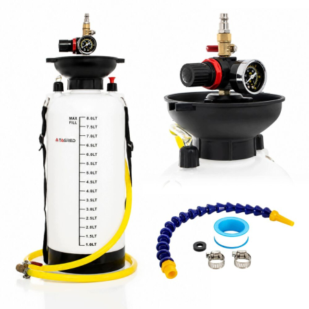 Scule pneumatice - Dozator pneumatic de ulei 8L cu furtun si manometru (TA4253)