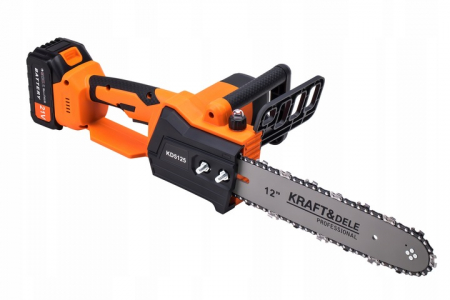 Drujba Fierastrau lant 21 2 baterii acumulator 4ah 2 lame 2 lanturi (KD5125) [2]