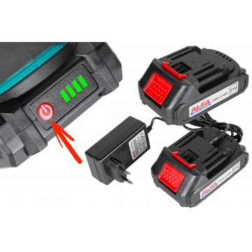 Drujba fierastrau pe acumulator li-ion 21v 2ah 1000w cu 2 acumulatori si accesorii (ALCD-21VBL) [16]