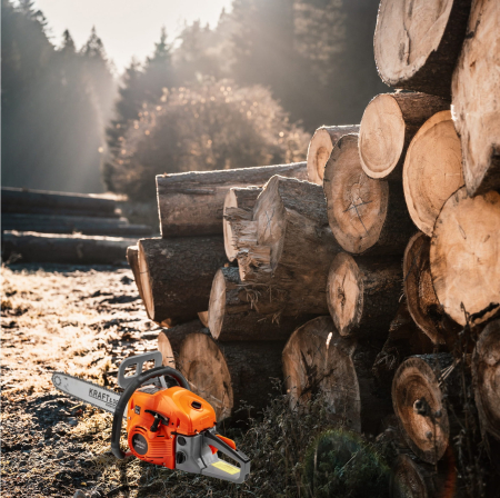 Drujba pe benzina 5.9 CP 58cc cu lame 16 si 18 inch (KD10613) [15]