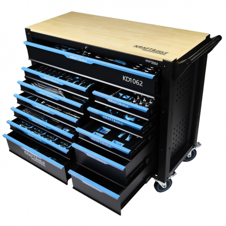 Dulap scule profesional atelier 12 sertare echipat 501piese (KD1062) [1]