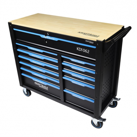 Dulap scule echipat si neechipat - Dulap scule profesional atelier 12 sertare echipat 501piese (KD1062)