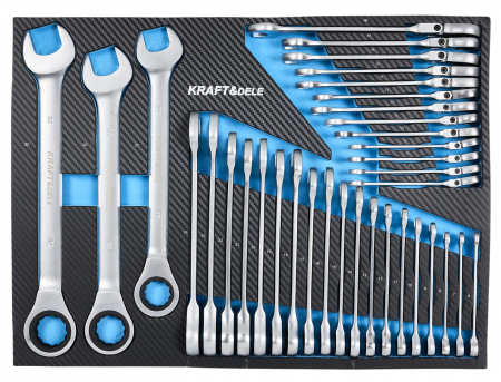 Dulap scule profesional atelier 12 sertare echipat 501piese (KD1062) [10]