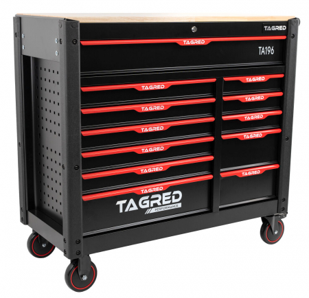 Dulap scule profesional atelier 12 sertare XXL echipat 541 piese (TA196) [7]