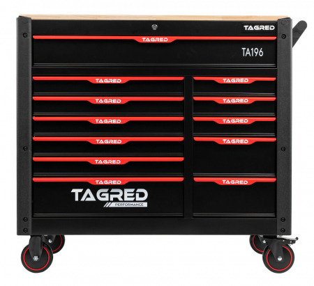 Dulap scule profesional atelier 12 sertare XXL echipat 541 piese (TA196) [6]