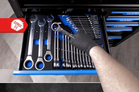 Dulap scule profesional atelier 12 sertare XXL echipat 713 piese (TA192) [8]