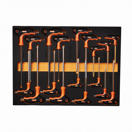 Dulap scule profesional atelier 7 sertare echipat 258 piese (KD1067) [6]