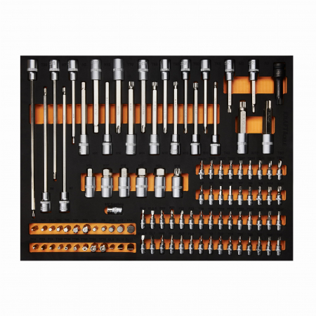 Dulap scule profesional atelier 7 sertare echipat 258 piese (KD1067) [4]