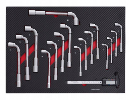 Dulap scule profesional atelier 7 sertare  echipat 298 piese (TA217) [6]
