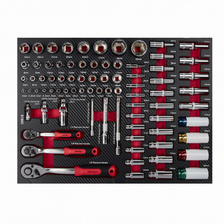 Dulap scule profesional atelier 7 sertare  echipat 299 piese (KD1068) [1]