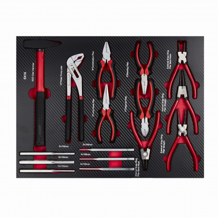 Dulap scule profesional atelier 7 sertare  echipat 299 piese (KD1068) [12]