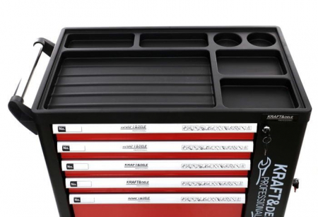 Dulap scule profesional atelier pe roti 6 sertare  263 piese (KD362) [4]