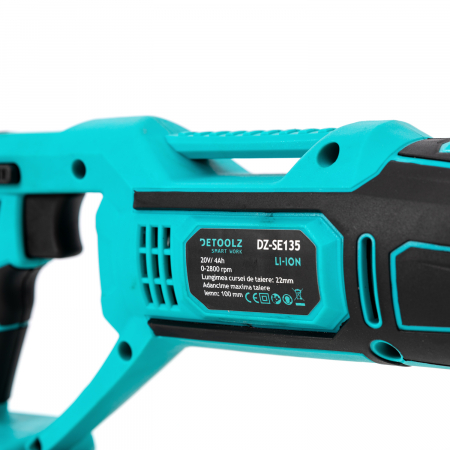 Aparat fierastrau pendular tip sabie pe baterie acumulator 20V 4Ah (DZ-SE135) [2]