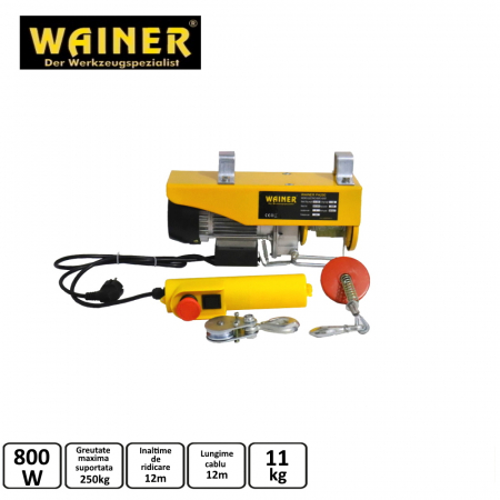 Ancorare si ridicare - Electropalan troliu electric macara 250kg 800W (PA250)
