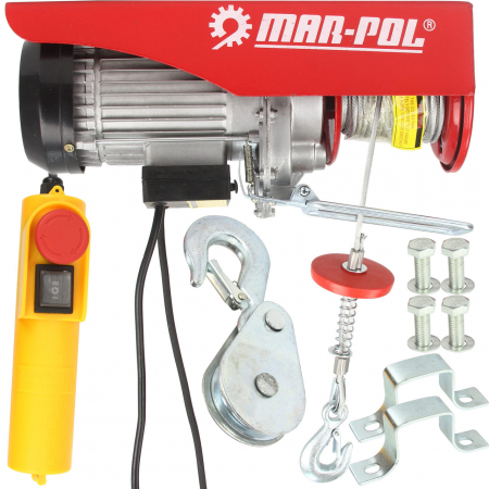 Scripete - Electropalan troliu electric macara 800kg 1300W (M80791)