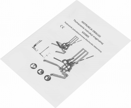 Elevator auto mobil cu o coloana 900kg, inaltime 70-800mm, ridicare o roata (KD5805_2K) [3]