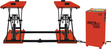 Elevator foarfeca mobil pentru vulcanizare 3T Tone 230V trifazic trifazat (KD5820) [2]