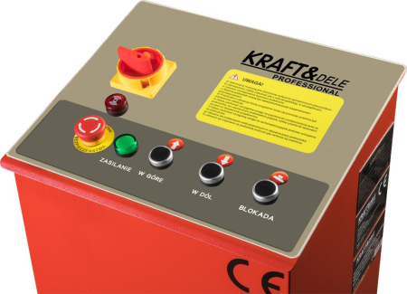 Elevator foarfeca mobil pentru vulcanizare 3T Tone 230V trifazic trifazat (KD5820) [11]