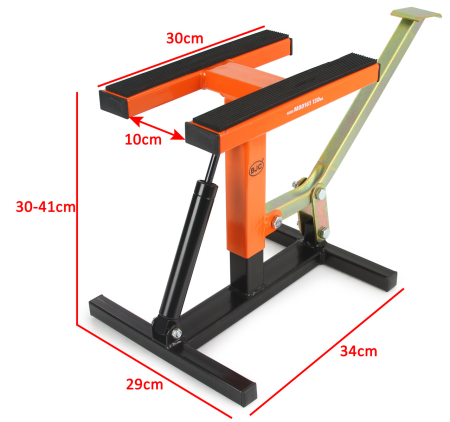 Elevator motocicleta 130 kg, cric moto pentru Cross si Enduro, suport de ridicare stabil (M80161) [4]