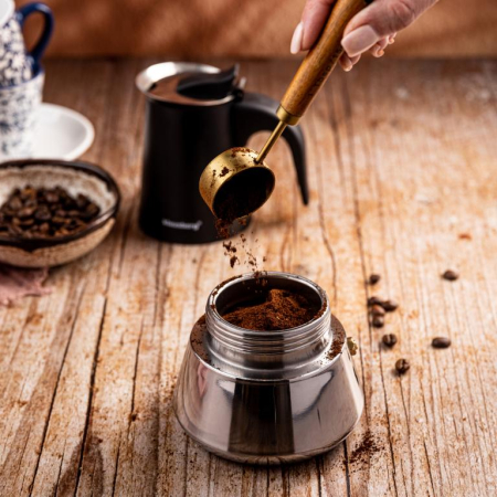 Espressor moka  4 cesti din otel inoxidabil (KB-7844) [6]